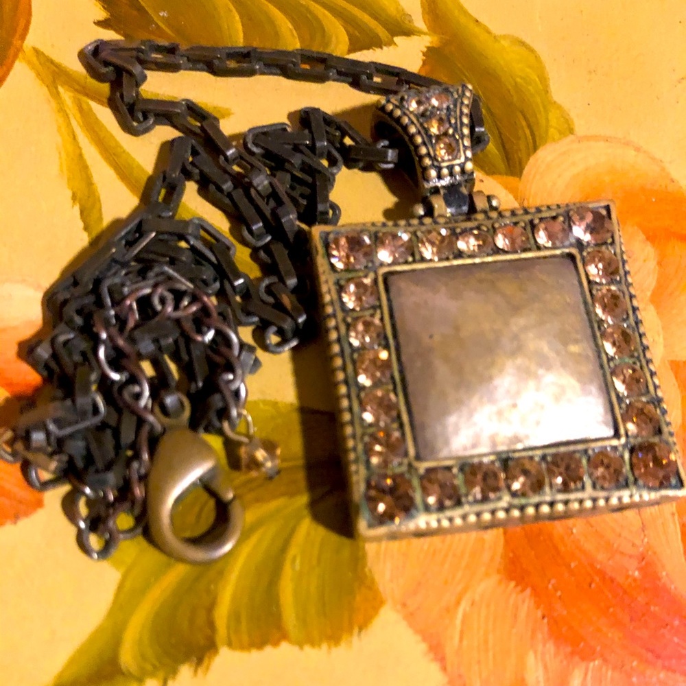 Bronze Sparkling Necklace